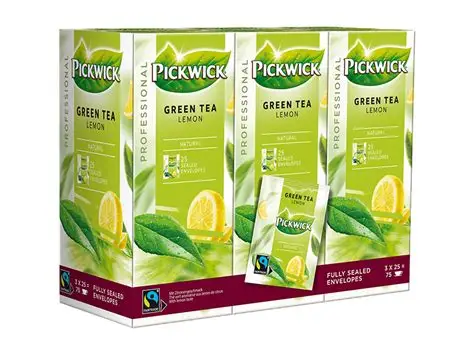 pickwick green lemon 3X25X2 gr. Fairtrade